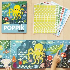 Activity Sticker Set - Aquarium with 750 Repositionable Stickers by Poppik