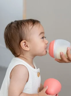 Baby Bottle 240ml Medium Flow | Summer Coral