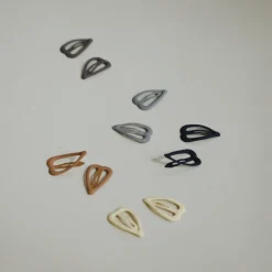 Baby Hair Clips Heart Pack of 10