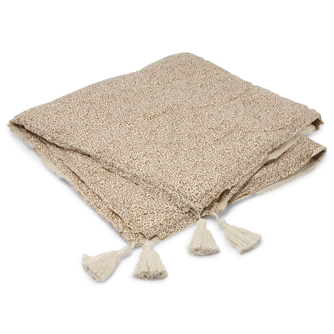 Baby Quilt with Tassels | Blossom Mist Birk