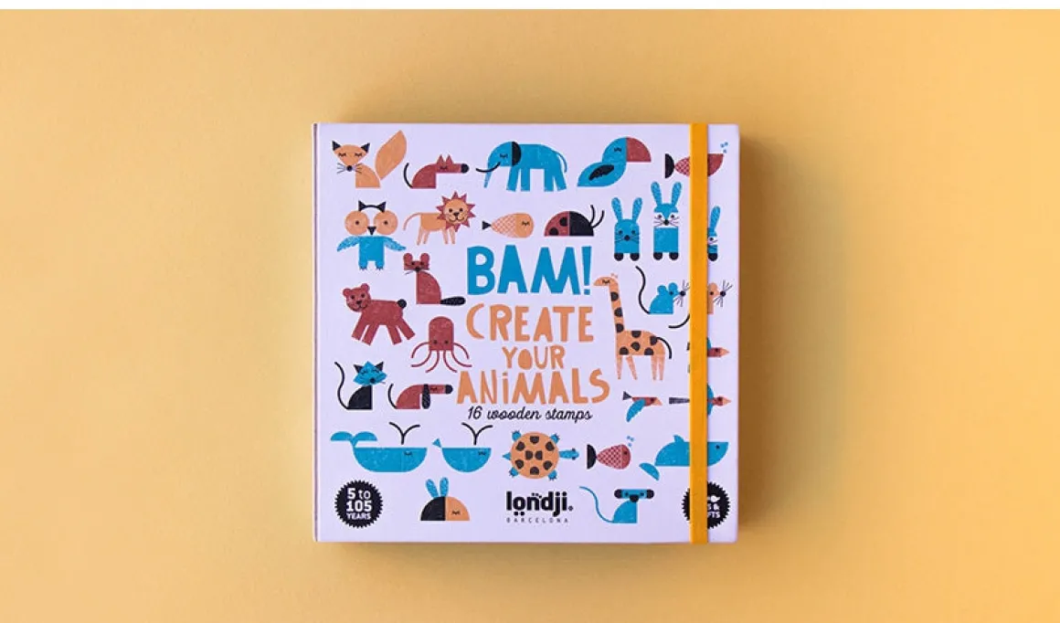 Bam! Animals Stamps Set