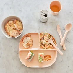 Bambino Divided Tray - Blush by Ekobo