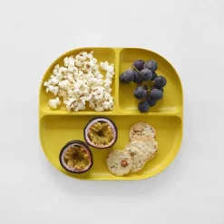 Bambino Divided Tray - Lemon by Ekobo