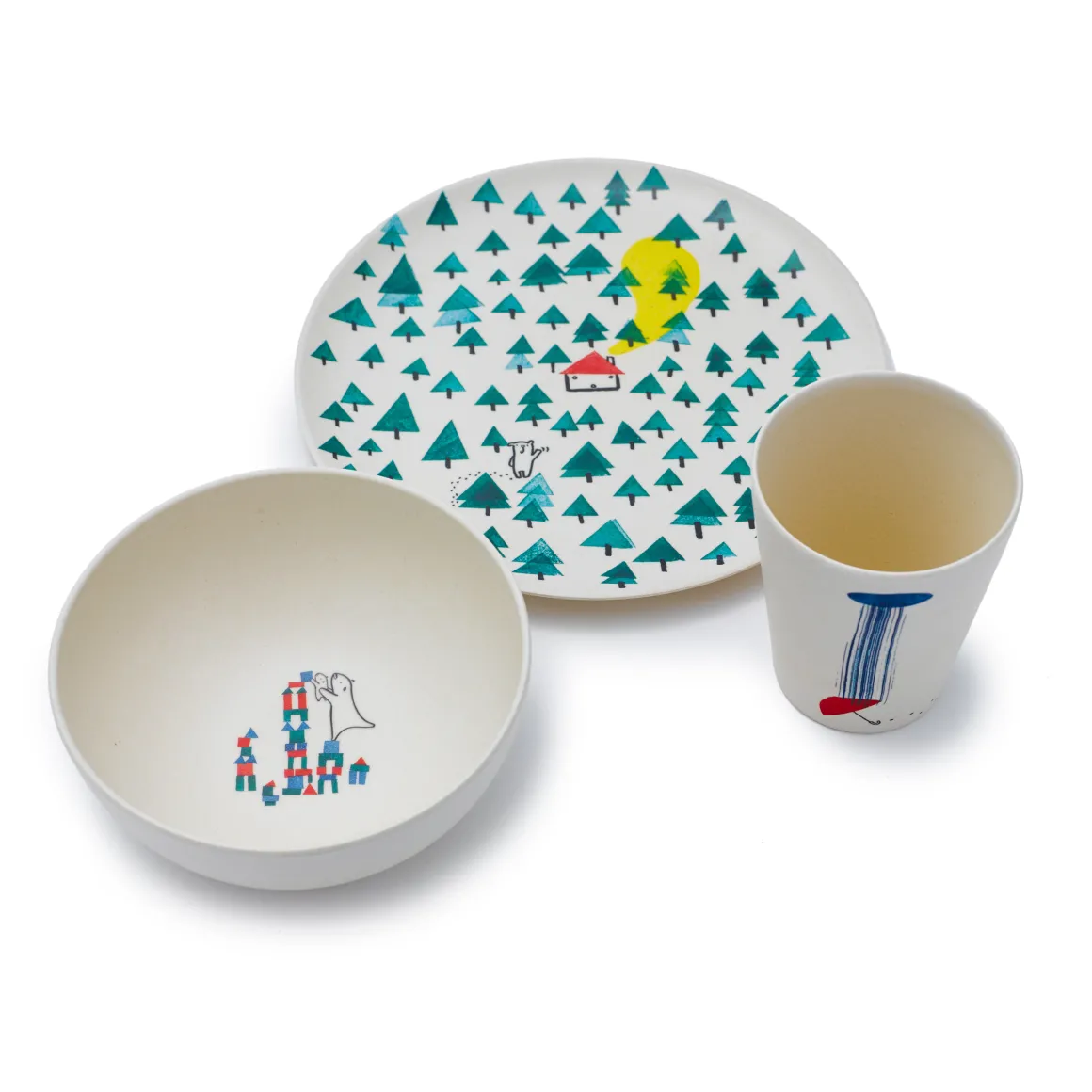 Bamboo Dinner Set | Bear