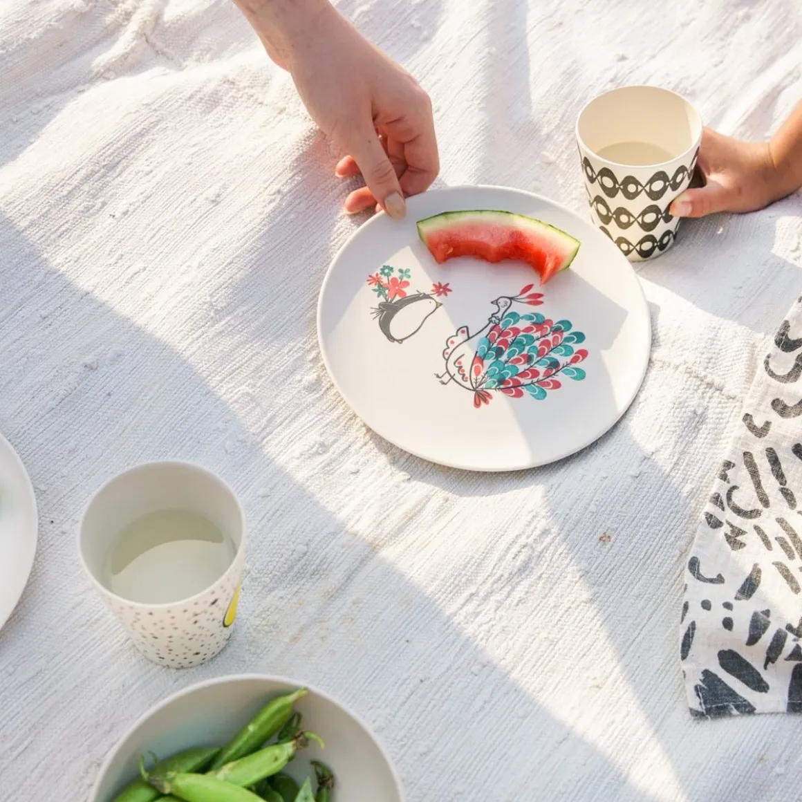 Bamboo Dinner Set | Penguin