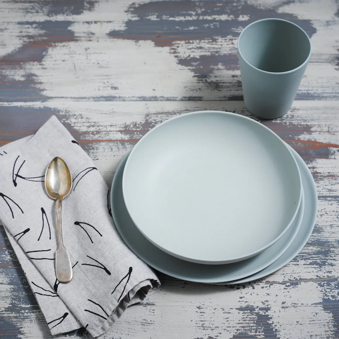 Bamboo Dinner Set | Sage