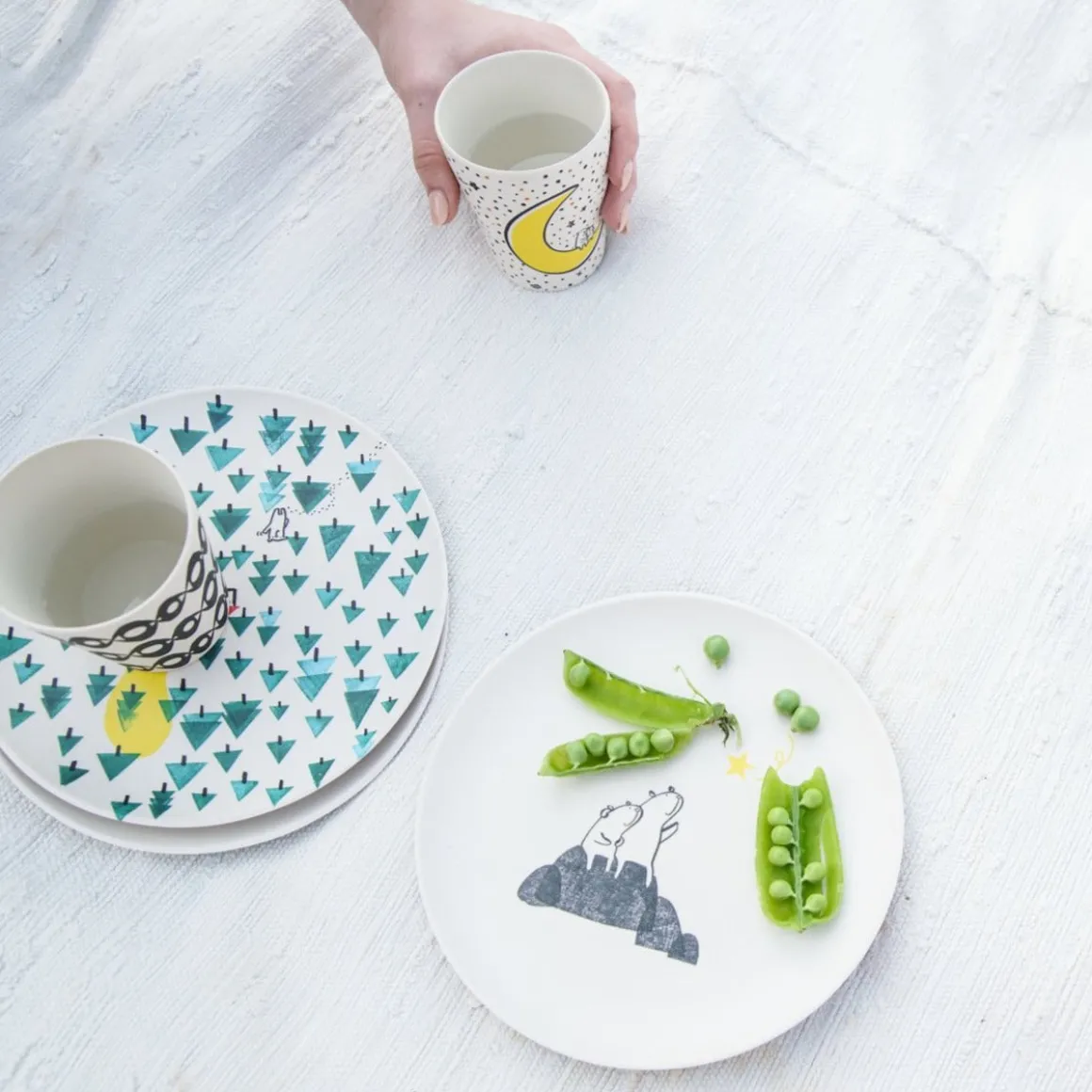 Bamboo Plate | Bear in the Woods