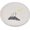 Bamboo Plate | Bears Wishing on a Star
