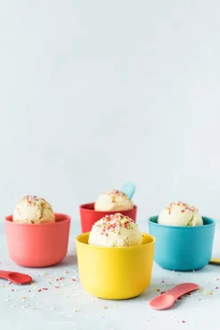 Bamboo Retro Ice Cream Set | Coral, Lagoon, Lemon, Tomato