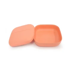 Bamboo Square Bento Lunch Box | Coral