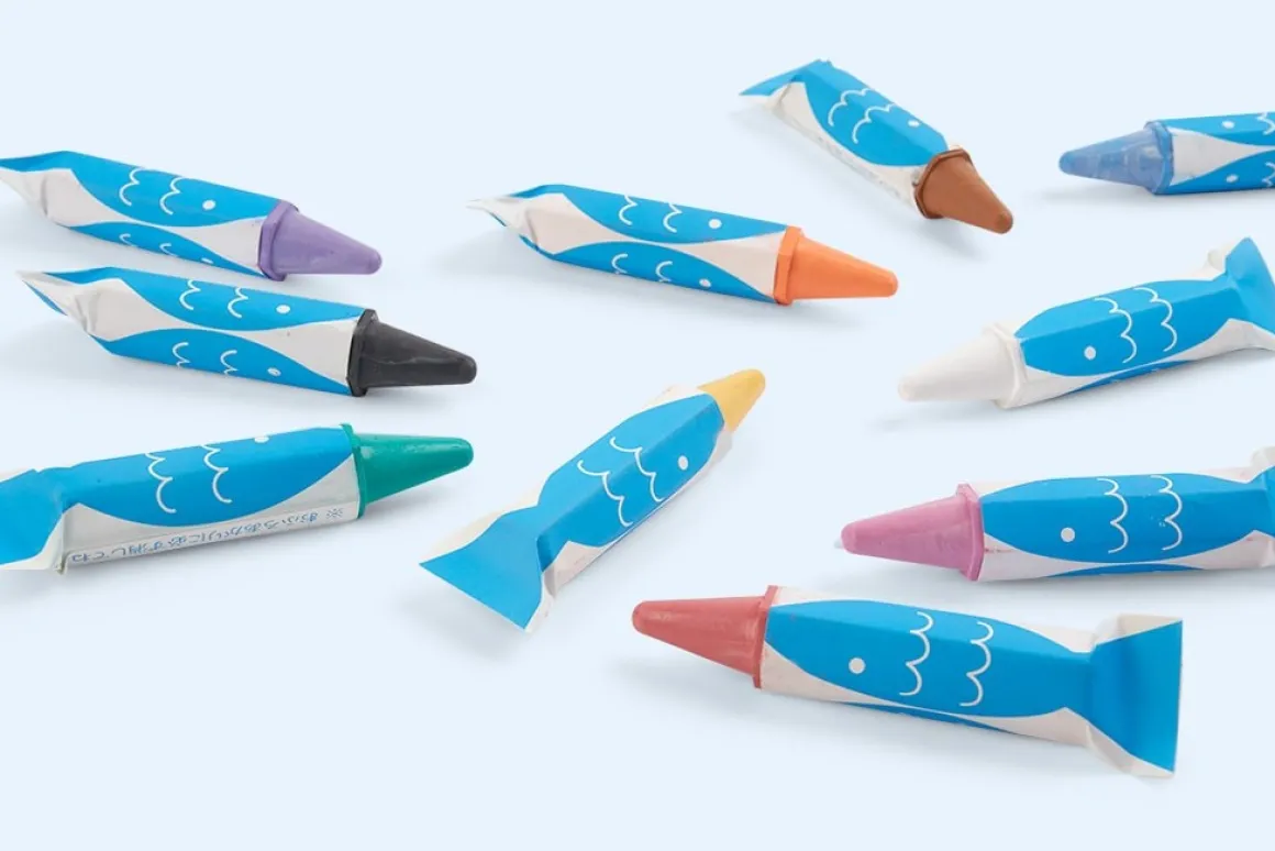 Bath Crayons Set 10 Colours with Sponge