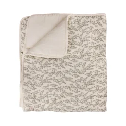 Bay Leaves Quilted Blanket | 120 x 100 cm
