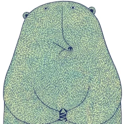 Bear Poster by Mia Nilsson
