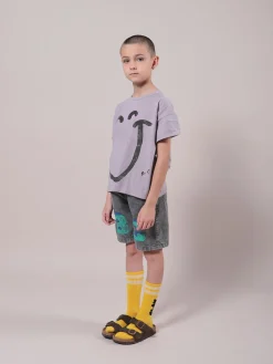 Big Smile Lilas Organic Cotton Short Sleeve T-shirt