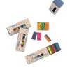 Box of 6 Multi Coloured Crayon Blocks