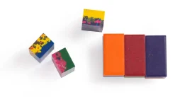 Box of 6 Multi Coloured Crayon Blocks