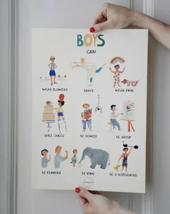 ‘Boys Can’ Poster by Garcon Milano