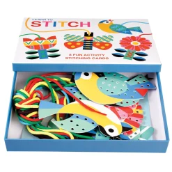 Cardboard Learn To Stitch Activity - Lacing Cards