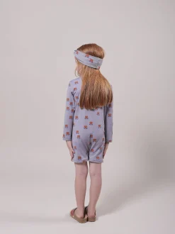 Chocolate Flower Print Headband