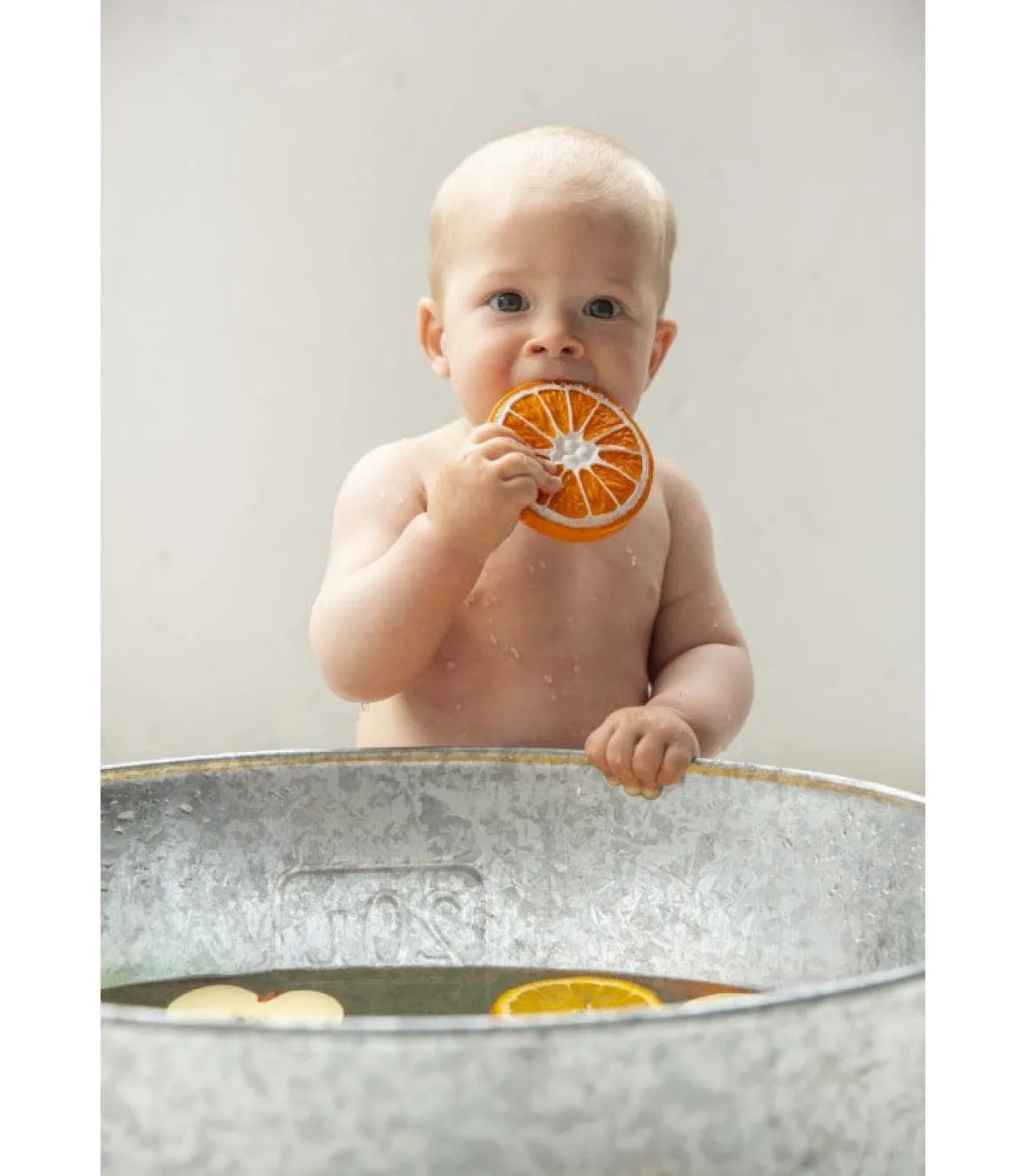 Clementino the Orange 100% Natural Rubber Teether by Oli & Carol