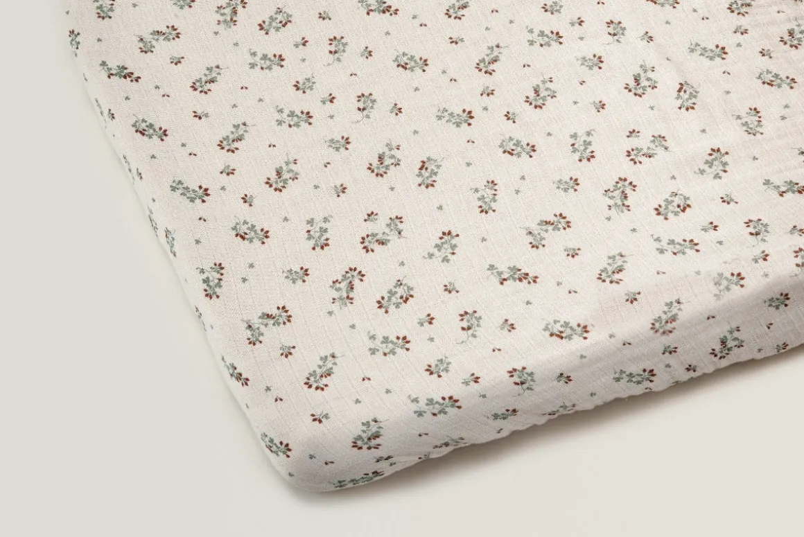 Clover Junior Muslin Fitted Sheet