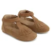 Coco Suede Footies | Cognac