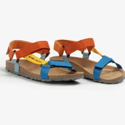 Colour Block Straps Sandals