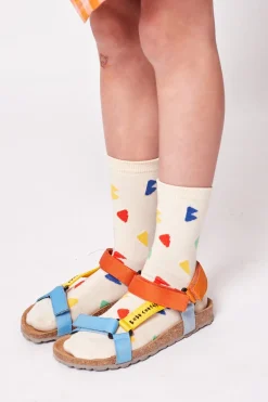 Colour Block Straps Sandals