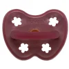 Colourful Pacifier 3-36 mth - Round in Ruby