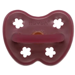 Colourful Pacifier 3-36 mth - Round in Ruby