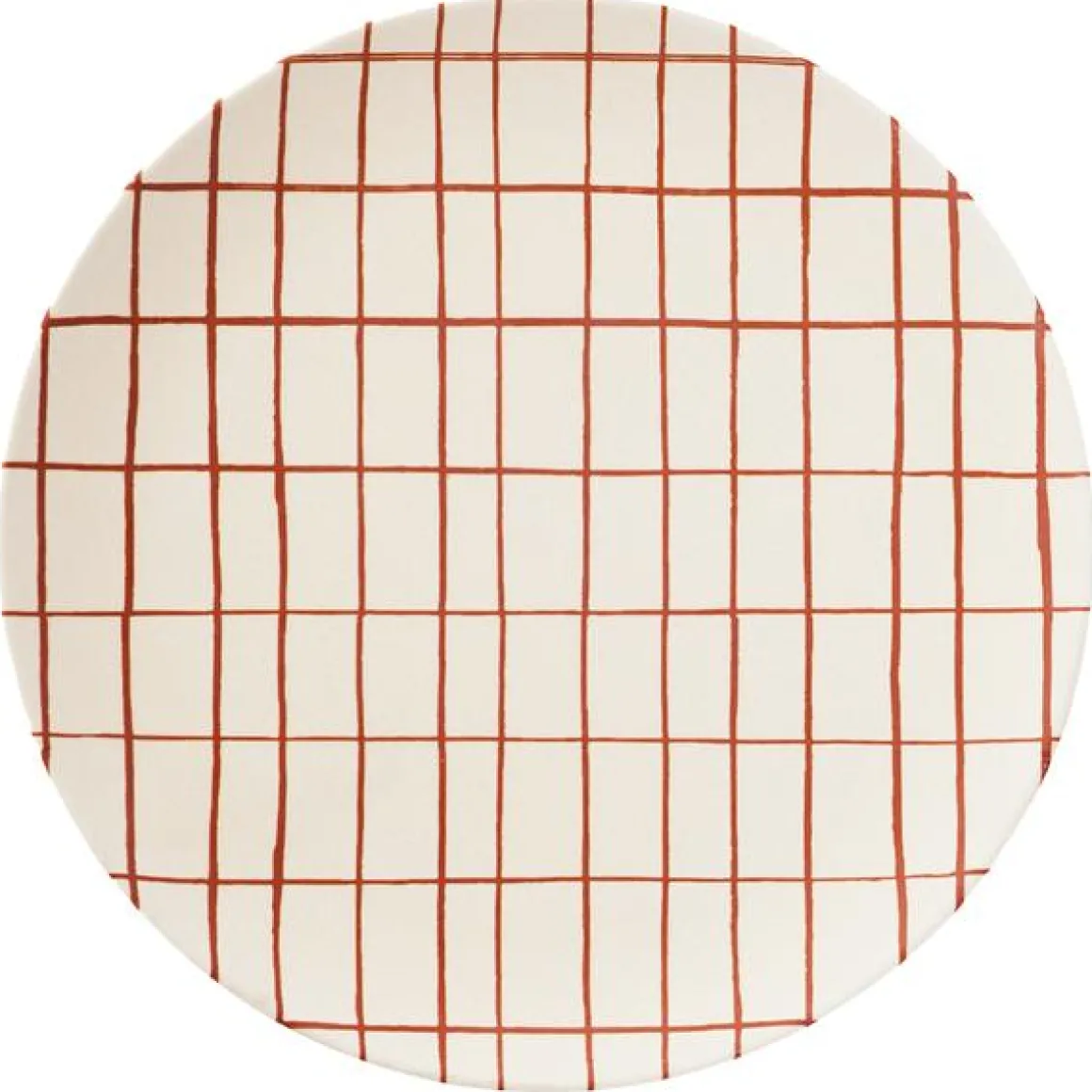 Copper Grid Bamboo Plate