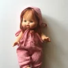 Cotton Gauze Bodysuit for Minikane x Gordis 34cm Dolls | Bubblegum