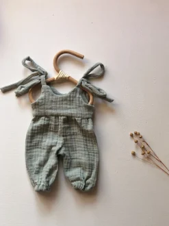 Cotton Gauze Bodysuit for Minikane x Gordis 34cm Dolls | Light Green