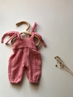Cotton Gauze Bodysuit for Minikane x Gordis 34cm Dolls | Bubblegum