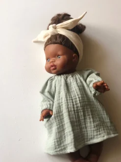 Cotton Gauze Headband for Minikane x Gordis 34cm Dolls | Milk