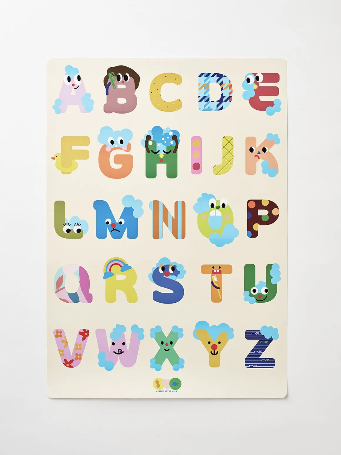 Creative Play Bath Stickers & Poster Set | Alphabet