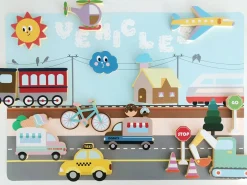 Creative Play Bath Stickers & Poster Set | Cars
