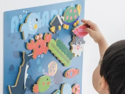 Creative Play Bath Stickers & Poster Set | Aquarium