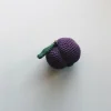Crochet Fruit Rattle | Plum