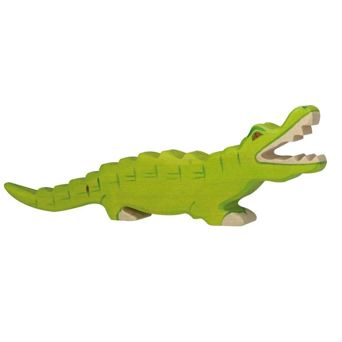 Crocodile Wooden Figure