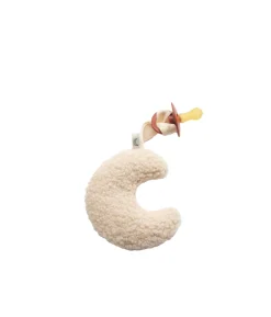 Cuddly Pacifier Holder | Teddy Beige