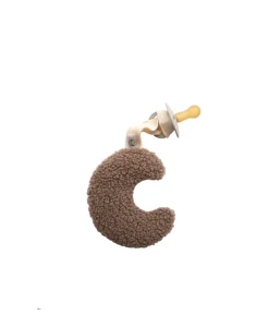 Cuddly Pacifier Holder | Teddy Brown
