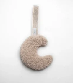 Cuddly Pacifier Holder | Teddy Beige