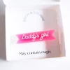 Daddy's Girl Acrylic Hair Clip | Pop Pink