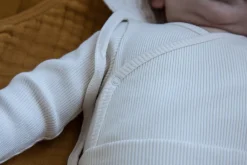 Double Ribbed Cotton Bodysuit | Blush