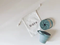 Dusty Blue Silicone Snackie Cup