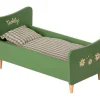 Dusty Green Wooden Bed, Teddy Dad