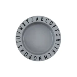 Eat & Learn Tritan Deep Plate | Grey