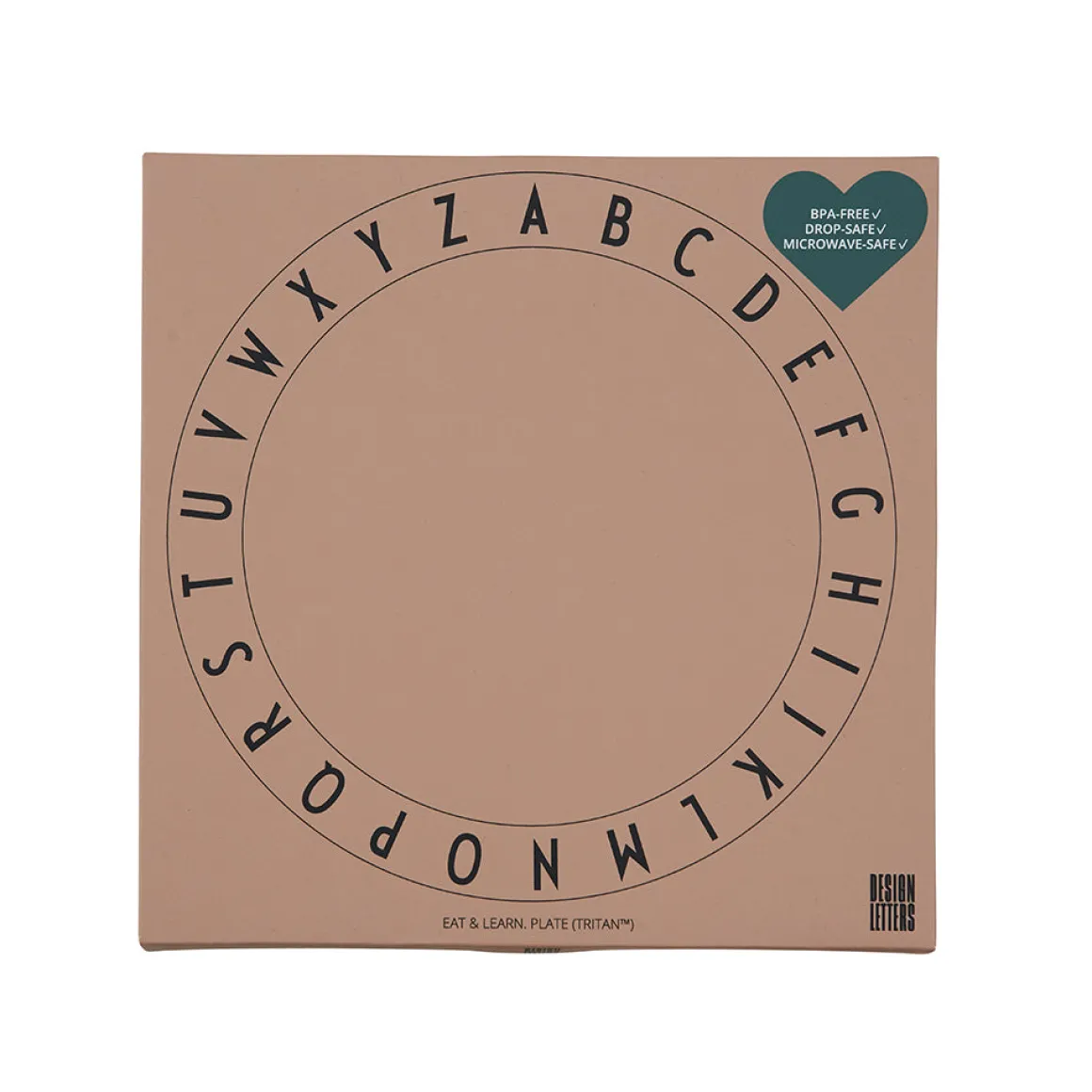 Eat & Learn Tritan Flat Plate | Nude