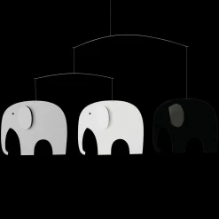 Elephant Party Mobile | Greyscale
